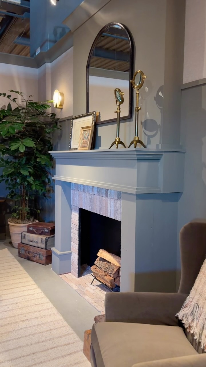 Specializing in bespoke spaces, our team loved the look of this timeless interior that reflected the beauty of layered design. 💜 #hpmkt #highpointmarket #trendforecasting #sphereandnow #designtrends